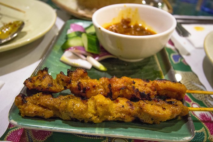 satay chicken
