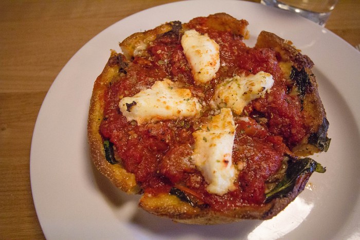 deep-dish pizza - 1