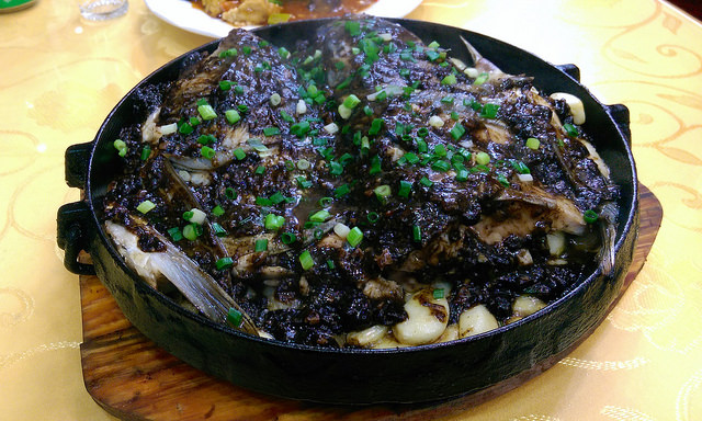 fish black bean garlic sauce